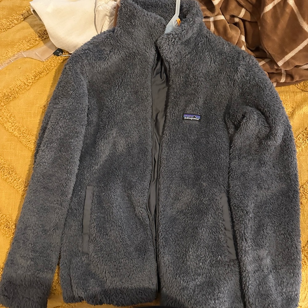 Grey Patagonia Fluffy Jacket , L